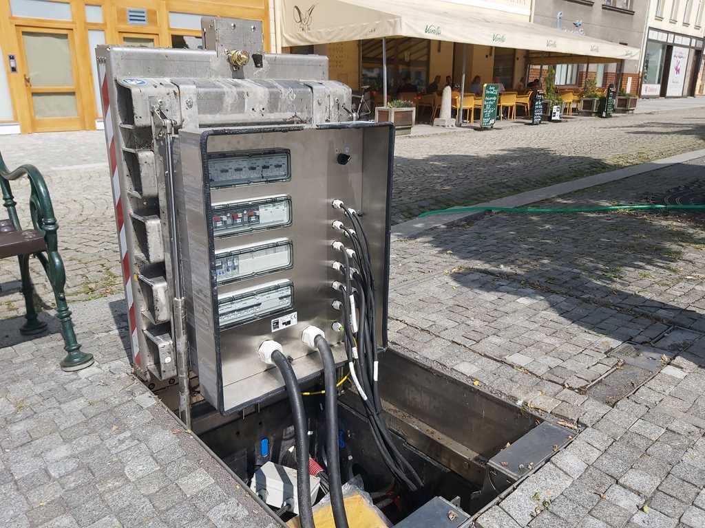 Podzemní zásuvkový box Langmatz nevyžaduje betonářské práce